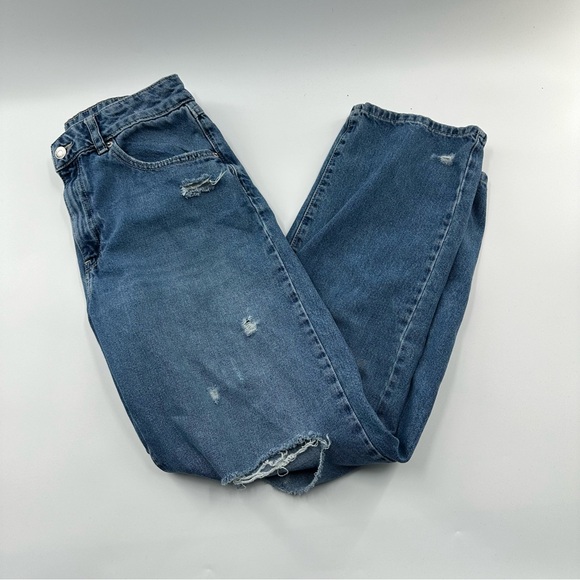 Forever 21 Denim - Forever 21 Medium Wash Mom Jeans – Size 28, Zipper Fly